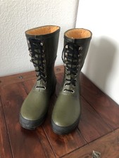 ⭐️Gummistiefel  mit warmen Futter für Jagd, Fischen / Herren Gr. 43, Oliv⭐️ 
