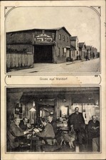 Ak Meldorf, Stadtansicht, Straßenpartie, Restaurant, Inh. H.... - 11373309