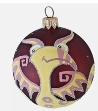 dekorative Glaskugel Baumkugel