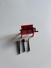 Playmobil Grill mit Drehspieß rot Top Zustand