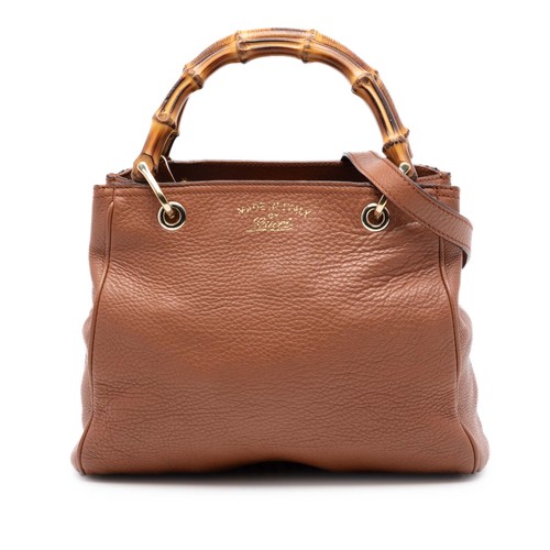 Gucci small calfskin bamboo - small,