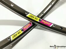 Rigida Laser 400 MTB Felgen 36h BJ 1992 RAR Anthrazit Made in France Vintage 26"