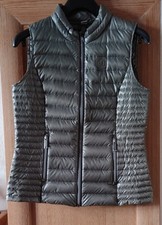 Esprit Daunen Weste, Damen, Grau/Silber, Gr. 38 