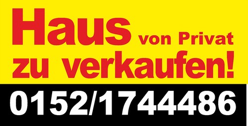 Werbebanner haus verkaufen - werbebanner,