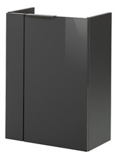 Fackelmann SBC LUNA Waschbeckenunterschrank 45 cm Anthrazit Anschlag rechts