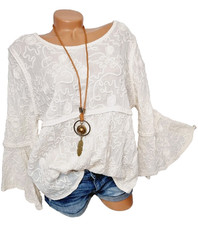 Damen Tunika Bluse Bohemian