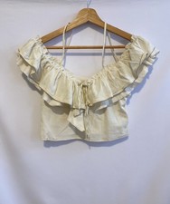 ZARA CROP-TOP, SCHULTERFREI
