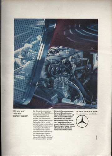 Mercedes werbeanzeige werbung - werbeanzeige,