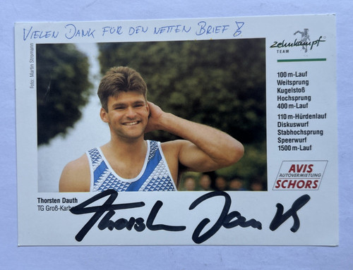 Orig autogrammkarte - orig.,