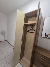 Garderobenschrank mit Spiegel 3-teilig Braun  Fast Neue