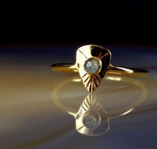 Opal Ring Gold 333 16,5 mm -