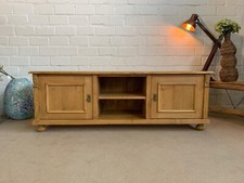 TV-Anrichte Lowboard aus massivem Weichholz–Landhausstil – Antikfinish Sideboard