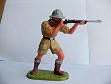 Hausser Elastolin 7 cm Afrikanische Grosswildjagd Großwildjäger schiessend 8216