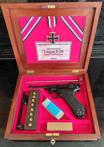 Vintage holz pistolenkoffer - vintage,