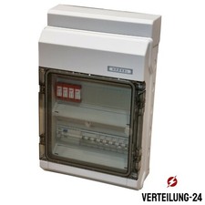 Hensel Aufputz Unterverteilung verdrahtet bestückt Hager IP65 Feuchtraum Außen