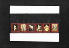 UNO Wien Mi. Nr. 240 - 245 " Terrakotta - Krieger " Ersttagssonderstempel