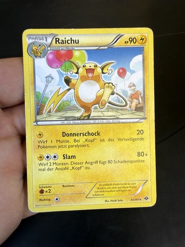 Pokémon karte raichu - karte, 40/99