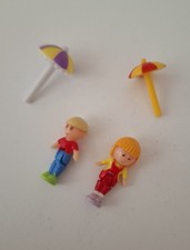 Polly Pocket Figuren Set Schirm Umbrella Summer Villa Midge Sonnenschirm Und...
