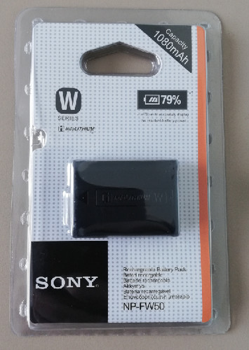 Neuer sony fw50 - neuer, akku