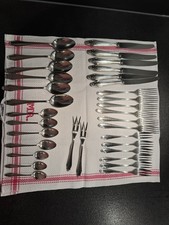 Besteckset Versilbert 90 Martin Messer Gabel Löffel Kuchengabeln 6 Personen