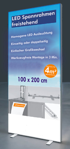 Led leuchtwand 100x200 - led, cm