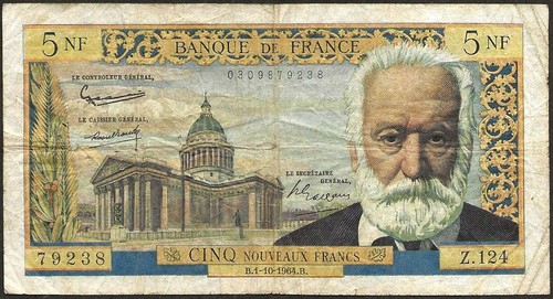 Frankreich banknote francs - banknote,