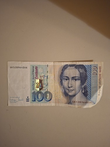 100 banknote deutsche - dm,