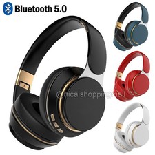 HiFi Kopfhörer Stereo Faltbares Kopfhörer Bluetooth On Over Ear Bluetooth 5.0 DE