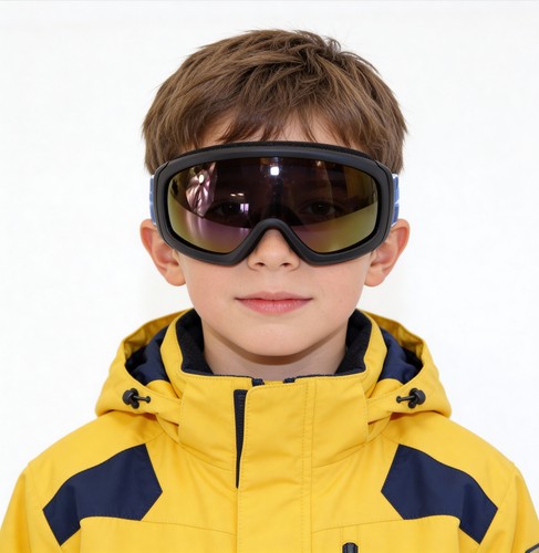Kinder skibrille 100 - skibrille, 100%