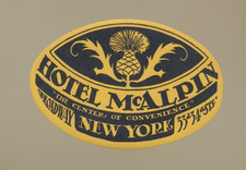 Kofferaufkleber Hotel Mc