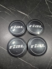 4x Rial Nabendeckel Felgendeckel 64mm Schwarz N32