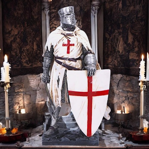 Tempelritter figur mittelalter - figur,