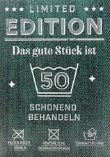 A4 Geburtstagskarte 50 Jahre