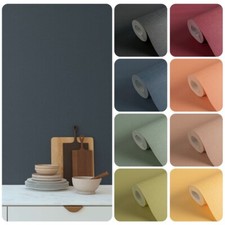 Tapete Uni Farbe Design Struktur Wand 3D Vlies Weiß Grün Einfarbig Gelb Beige