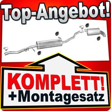 Auspuff für VW SHARAN I 1.9 TDI 130/150PS 2.0 TDI Auspuffanlage