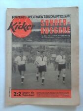Kicker: Sonderausgabe - Jahrgang 1958; Nr. 23a: 2:2 gegen Tschechen!