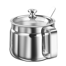 Ghee-Topf aus Edelstahl mit