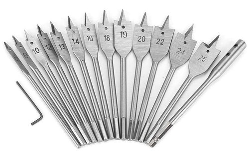 Flachfräsbohrer set tlg - flachfräsbohrer,