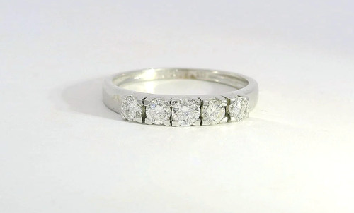 Ring aus 585er weißgold mit - weißgold,