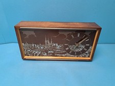 DDR TISCHUHR STÄDTEMOTIV DEFEKT SAMMLER & BASTLER