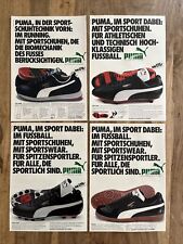 PUMA Reklame Werbeanzeige Original-Werbung 70er/ 80er Jahre FUẞBALL SAMMLUNG