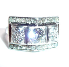Ring antik Platin 1.50ct