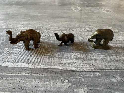 Messing elefant figur - messing,