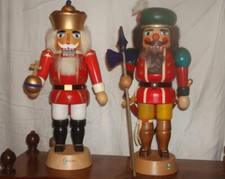 1x  XL Nussknacker Straco & Kaden  König/Landknecht  erzgebirge 40 cm