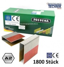 Breitrückenklammern WP105CRFHA-ETA rostfrei A2 Prebena WP Tjep MF-14 Senco SP 1,