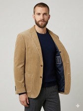 Herren Cord Baumwolle   Sakko