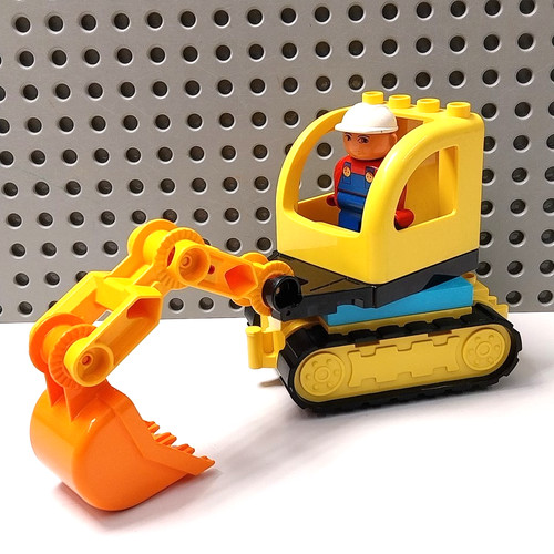 Lego duplo bagger - lego, radlader