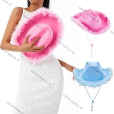 1/2 stk. Pink Cowboyhut mit