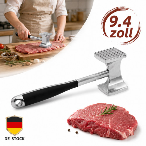 Fleischklopfer edelstahl - fleischklopfer,