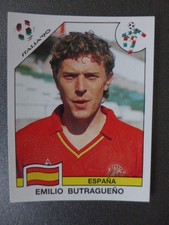 Panini FIFA World Cup Italien 90 -ESPANA Nr. 360 EMILIO BUTRAGUENO-